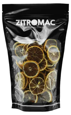 Immagine prodotto di Zitromac Gedroogde Citroen 200g – Fette di limone aromatiche per cucinare e cuocere al forno