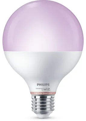 Image de Ampoule Globe E27 11w Pleine Couleurs 1055lm Wifi Philips Wiz