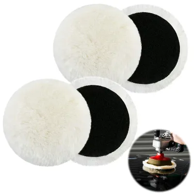 Productafbeelding van Polierpads voor Excenterschuurmachine 125mm - 4 Stuks