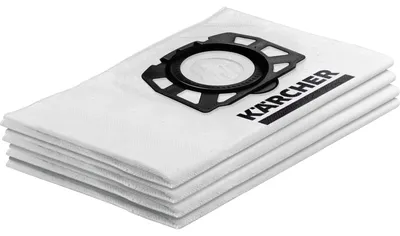 Image de Kärcher Sac filtrant en non-tissé WD 2 Plus/3 4PCS