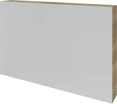 Produktbild von Spiegelschrank Sanox K-Line 100 x 13 x 70 cm eiche natur 2-türig