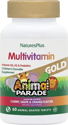 Produktbild von Natures Plus Animal Parade Gold Multivitamin assorted- 60 Kautabletten