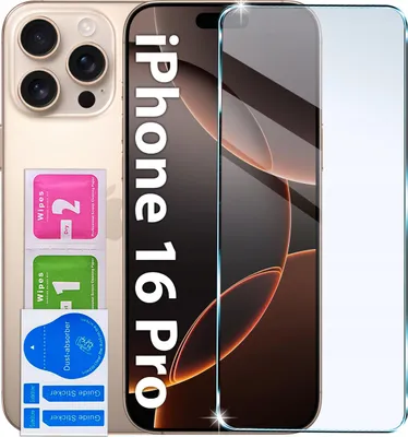 Zdjęcie produktu dla Szkło Hartowane 9H OCHRONNE do iPhone 16 Pro SZYBKA