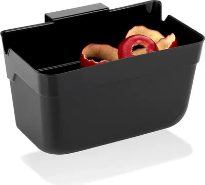 Image de Poubelle suspendue, noire, 2,5 L, 22,5 x 15 x 13,5 cm