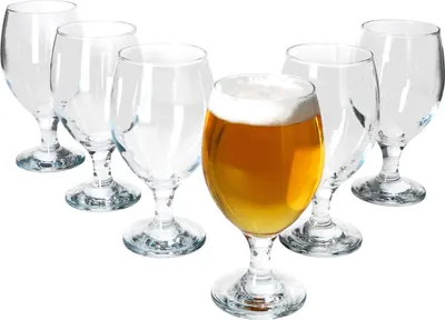 Obrázek produktu pro 6x pohár na pivo 350ml sklenice na plzeňské pivo čiré 6 osob koktejl pohár na pivo sklenice