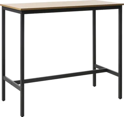 Produktbild von Bartisch >CESURA< in Eiche-Nachbildung, schwarz - 60x105x120 (BxHxT)