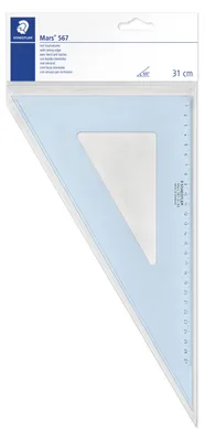 Image de STAEDTLER Zeichendreieck 31cm 60/30 Gr. tr.bl