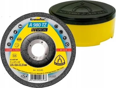 Zdjęcie produktu dla Tarcza do cięcia metali 115x0,8 KLINGSPOR A980TZ