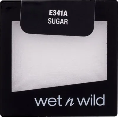 Zdjęcie produktu dla wet n wild Color Icon Eyeshadow Single, Stały, Wygładzający, Półprzezroczysty, 341A, Sugar, 1 kol.