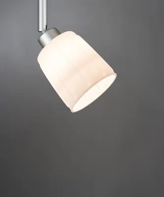 Produktbild von Paulmann 953.56, Drinnen, Satinierter Stahl, Glas, Oval, Einfarbig, 50 W