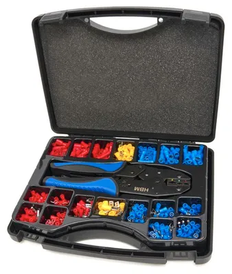 Produktbild von HBM 552-teiliges professionelles Kabelcrimpzangen-Set