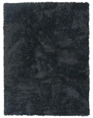 Produktbild von TT Home Teppich Wohnzimmer Hochflor Langflor Weich Soft Modernes Einfarbiges Design Größe 140x200 cm