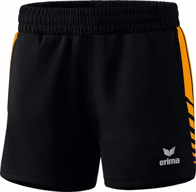 Immagine prodotto di Pantaloncini da lavoro Erima Six Wings Neri/arancioni