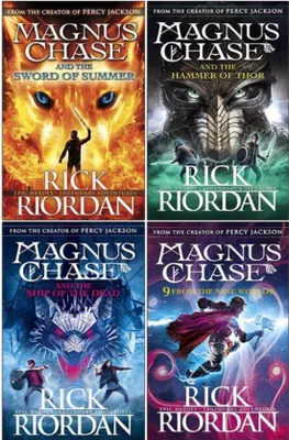 Imagen del producto de Magnus Chase – 4‑Bücher‑Set von Rick Riordan, Paperback (Shrinkwrap)