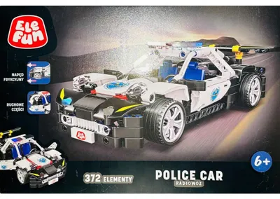 Produktbild von Elefun Polizeiauto Streifenwagen Konstruktionssteine C0901