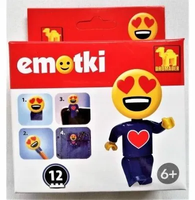 Produktbild von Dromader Emotki Klocki konstrukcyjne Figurka 12 Teile