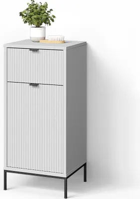 Immagine prodotto di Mobile midi Livinity ATERNO Bianco 40 x 87 cm con anta e cassetto, Model 52991
