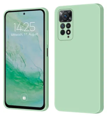 Produktbild von Hülle für Xiaomi Redmi Note 11 Pro Case Cover Bumper Smartphone Softgrip Schutzhülle Farbe: Türkis