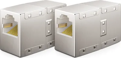 Produktbild von deleyCON MK2539, RJ-45, RJ-45, Silber, -10 - 50 °C, 38 mm, 23 mm