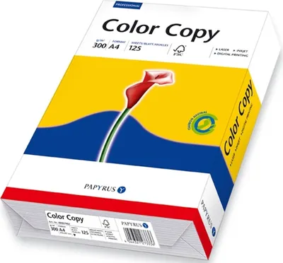 Produktbild von Farbkopierpapier Mondi Color Copy A4 300g/qm weiß VE=5x125 Blatt