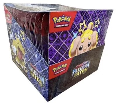 Immagine prodotto di Pokemon Paldean Fates: Display della collezione di adesivi tecnici