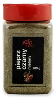 Zdjęcie produktu dla Ale! Pieprz czarny mielony 200 g