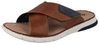 Produktbild von RIEKER Herren Pantolette braun Kunstleder - Größe: 45