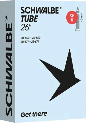 Image de Chambre à air Schwalbe SV 11, 26x7/8-1.00", 20/25-559/571, valve SV 40mm