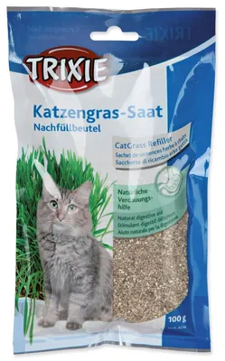 Zdjęcie produktu dla TRIXIE Worek na trawę dla kota 100 g. 4236