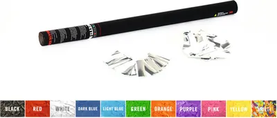 Produktbild von TCM FX Konfetti-Shooter 80cm, weiß/silber