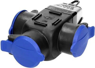 Obrázek produktu pro Venkovní zásuvka ORNO OR-AE-1346 (GS), trojitá, IP44, 16A, Schuko
