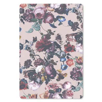Produktbild von MuchoWow® Mauspad Mousepad Blumen - Collage - Farbe 40x60 cm - Mousepads - Maus Mat - Pad - Mausunterlage - Schreibtisch Accesoire