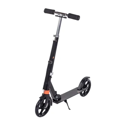 Produktbild von CLAMARO Cityroller Schwarz Federung Dämpfungssystem Tretroller Klappfunktion Kinder