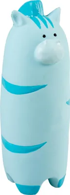 Obrázok produktu pre Hračka pre psov Duvo+ dlhá zebra z latexu modrá