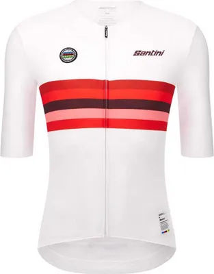 Produktbild von Santini Uci World Champion Japan 2025 Kurzarm-radtrikot Weiß L Herren,Damen Weiß L