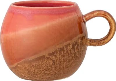 Produktbild von Bloomingville Becher PAULA Orange Braun mit Henkel Tasse