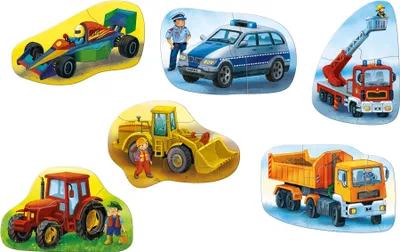 Image de Haba 6 Premiers Puzzles Véhicules