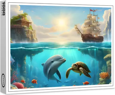 Image de puzzle premium raxxa "Paradis #2", 1000 pièces