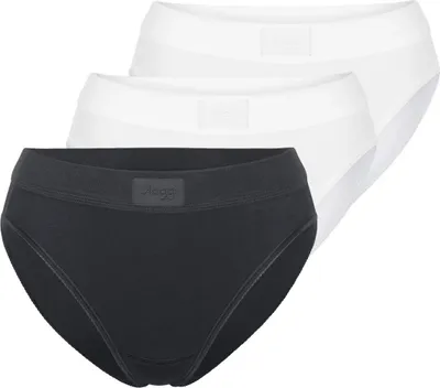 Produktbild von sloggi 3er Pack Double Comfort T Tai Slip Tai Slip mit hohem Beinausschnitt für optimale Passform, Weiches Material für besten Tragekomfort den ganzen Tag, Atmungsaktiv für eine angenehme Bewegungsfreiheit