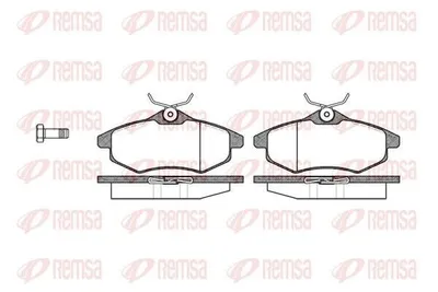 Produktbild von REMSA Bremsbeläge Satz Vorne Bremsklötze für CITROËN C3 I Schrägheck (FC, FN) 0881.00