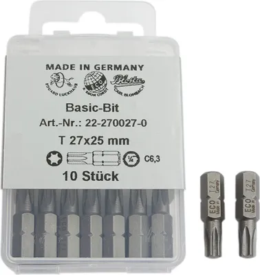 Produktbild von 10 Stück Dönges 10 Stück Dönges BIT für TORX-Schrauben, TX 10, Länge 25 mm  DIN: 3126-C 6,3