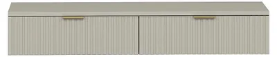 Produktbild von Hängender Konsolentisch mit 2 Schubladen - Beige - FRALYN