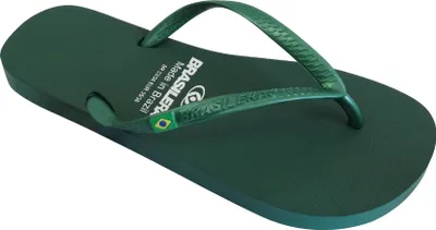 Produktbild von BRASILERAS Damen Zehensandalen mit rutschfester Sohle bequem schuhe strand/schwimmbad/stadt militärgrün 34/35 EU - UBCLAPRLW