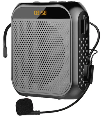 Immagine prodotto di Amplificatore vocale portatile per insegnanti, con batteria da 2200 mAh