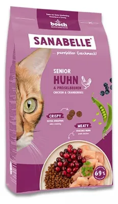 Obrázek produktu pro Suchá krmiva pro kočky BOSCH Sanabelle Senior 8 kg