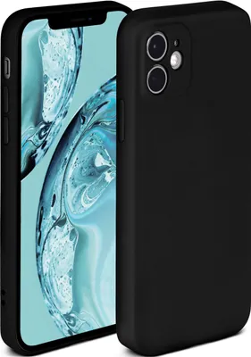Image de Étui souple pour iPhone 12, couleur : noir onyx