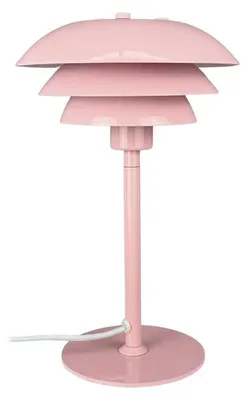 Produktbild von Dyberg Larsen Sixteen Tischleuchte Rosa – Tischlampe aus Metall, skandinavisches Design, Ø16 cm, E14