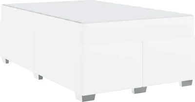 Obrázok produktu pre Rám postele s matracmi Biela 120 x 190 cm látka