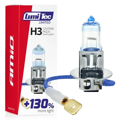 Obrázok produktu pre AMiO Halogénová žiarovka H3 12V 55W LumiTec LIMITED +130%