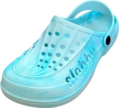 Produktbild von Alb Trade Clogs Pantoletten Damen Pastell Türkis Blau Gr. 38 EVA, sehr bequem, pflegeleicht, leicht, profilierte Sohle, klappbare Fersenriemen. Fällt ca. 1 Nummer kleiner aus. Achtung: Kann sich bei starker Sonneneinstrahlung verformen.